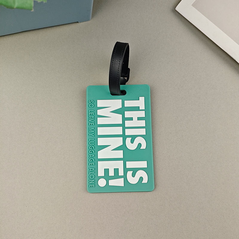 Unisex Luggage Tag with Humorous Message Kalsten