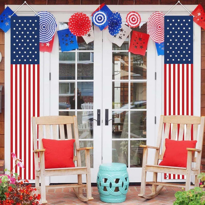 Unisex nan hanging patriotic door banner set Kalsten