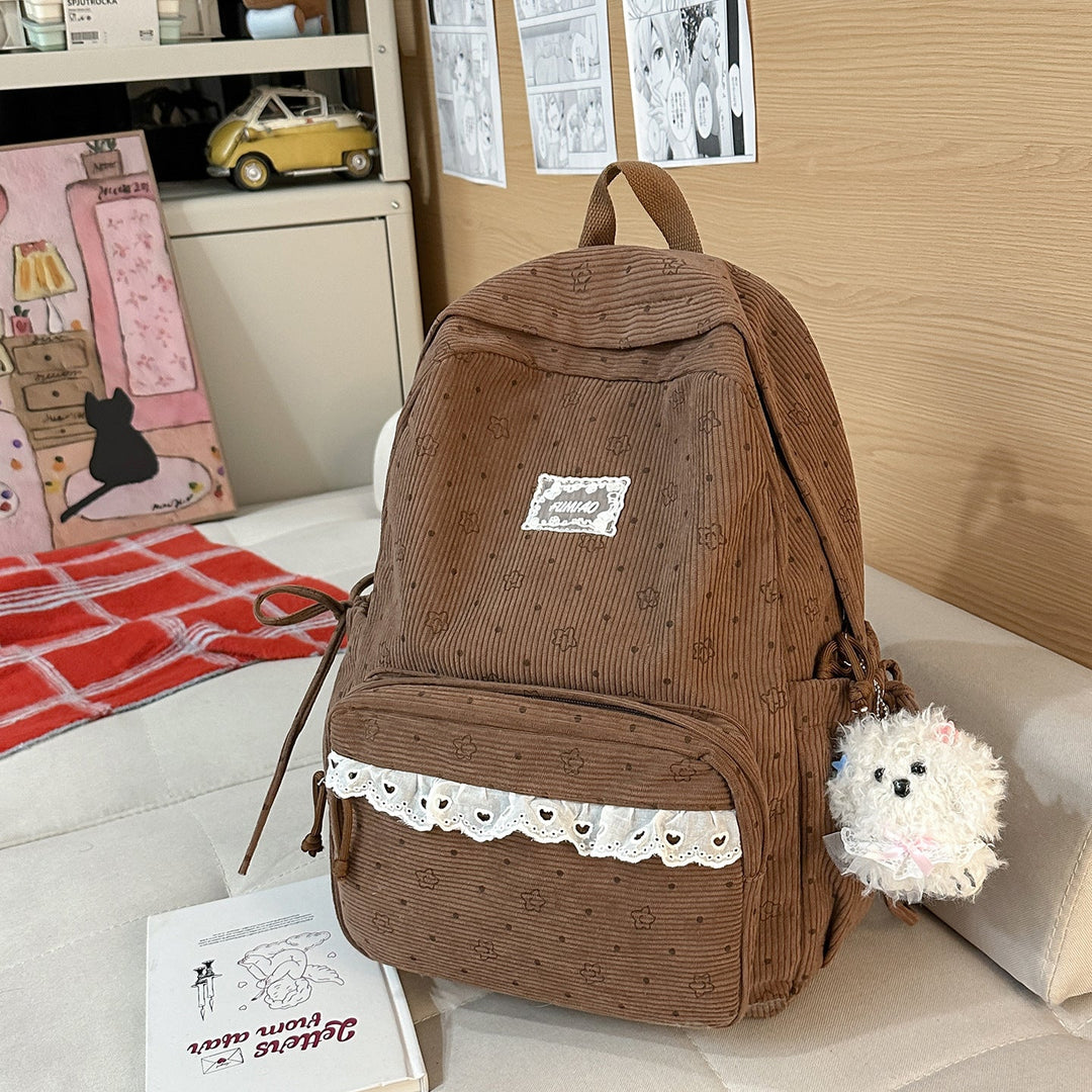 Decorative Embellished School Backpack