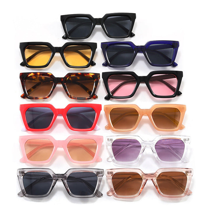 Women's modern designer sunglasses with transparent frame Kalsten