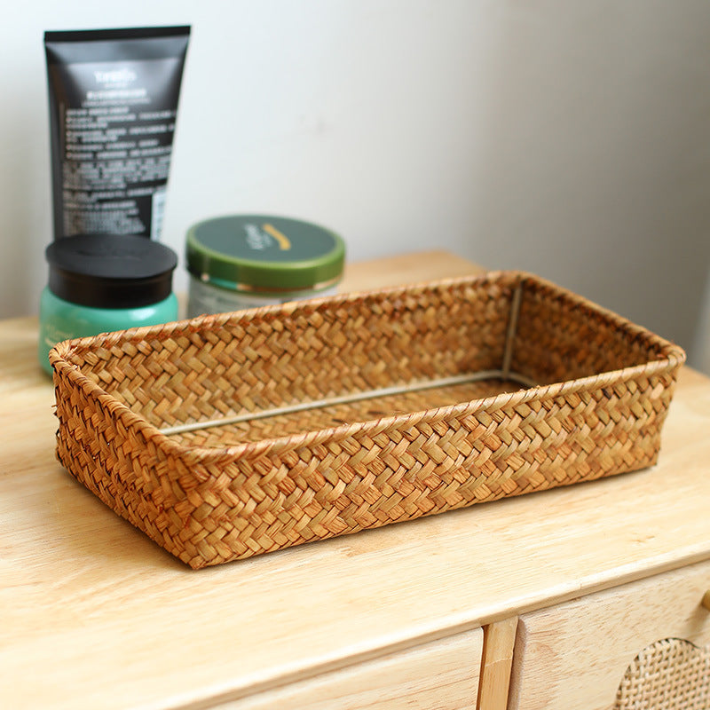 Rectangular Woven Storage Tray Kalsten