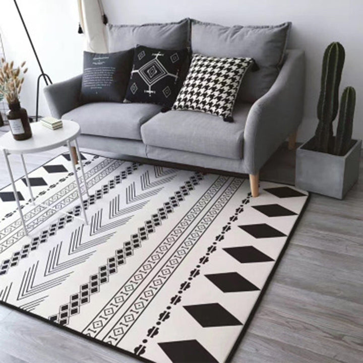 Geometric Pattern Area Rug  1787043766
