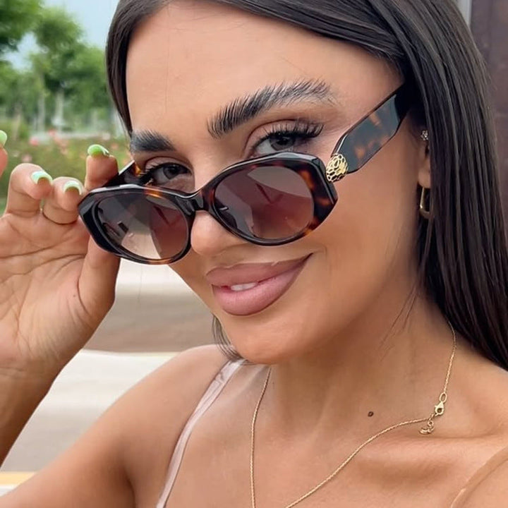 Women extravagant sunglasses in unique tortoiseshell pattern Kalsten