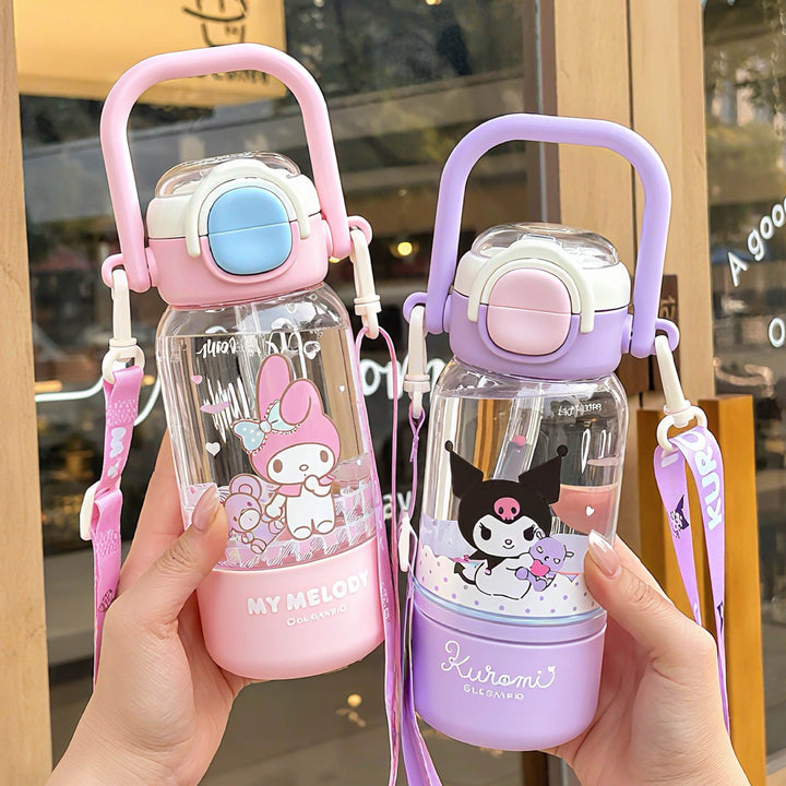 Women’s water bottle with cute animal design and sturdy carrying handle Kalsten