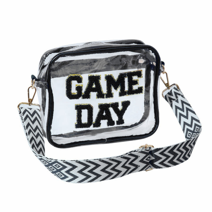 Transparent crossbody bag with stylish Game Day print Kalsten
