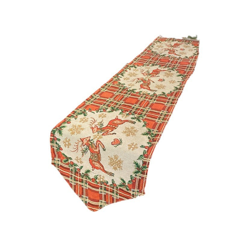 Festive Holiday-Themed Table Runner