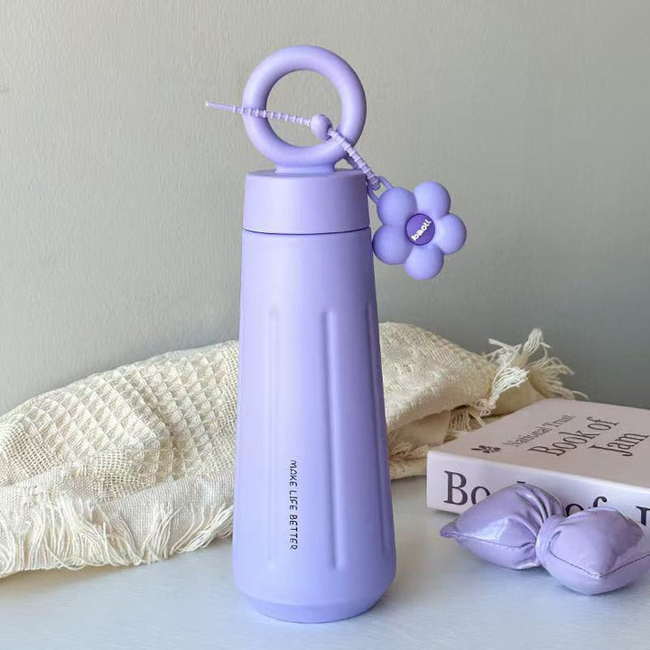 Ladies stylish water bottle with practical carry handle Kalsten