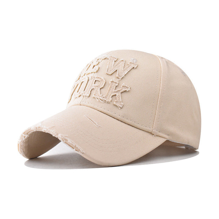 Women's Distressed Embroidered Baseball Cap Kalsten