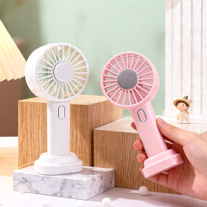 Women's Portable Mini Fan with Mist Function and Flexible Tilt Kalsten