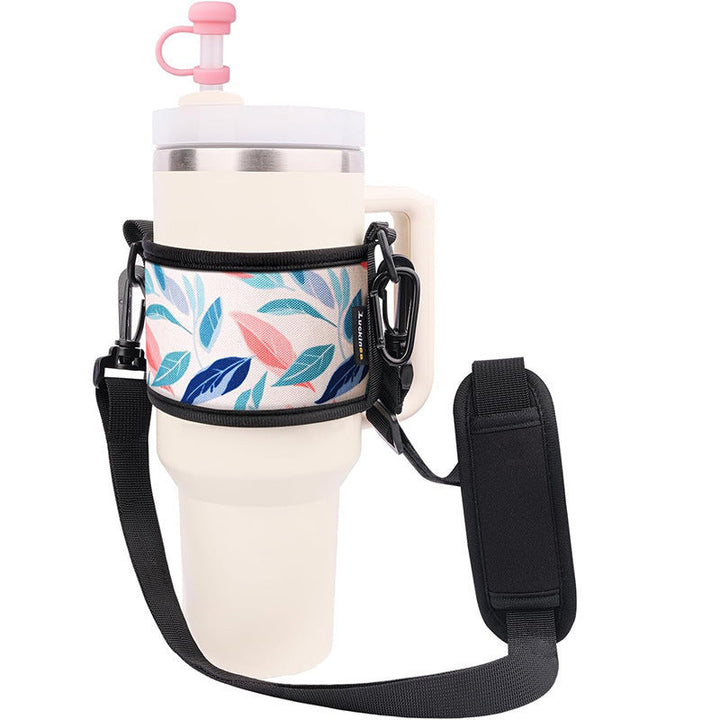 Unisex Portable Cup Holder with Shoulder Strap Kalsten