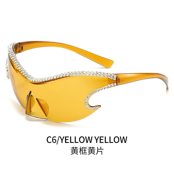 Women's glamorous sunglasses with sparkling rhinestone embellishment Kalsten