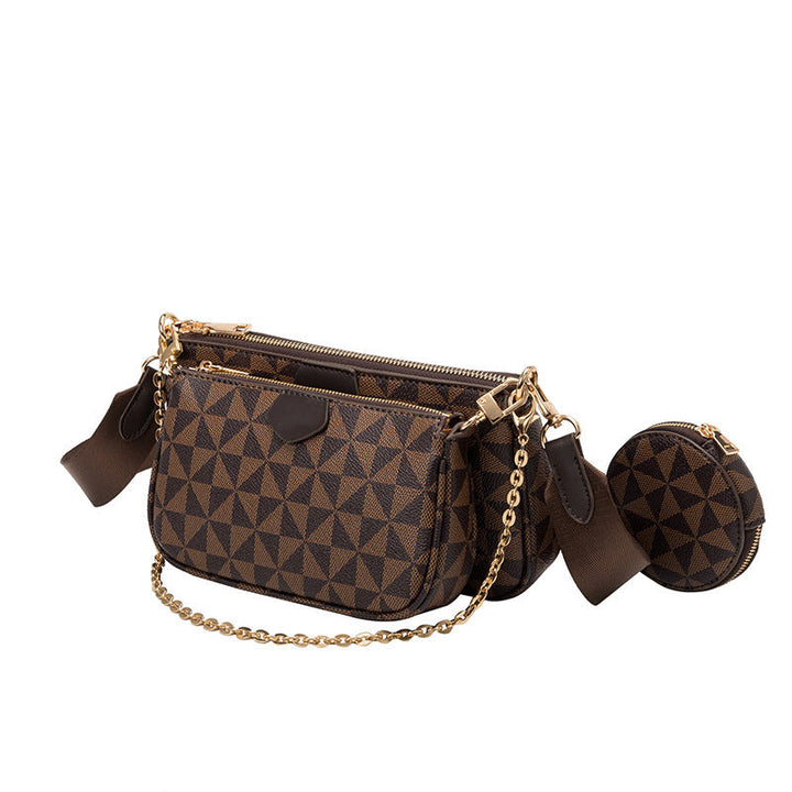 Fashionable crossbody bag with versatile compartment system Kalsten