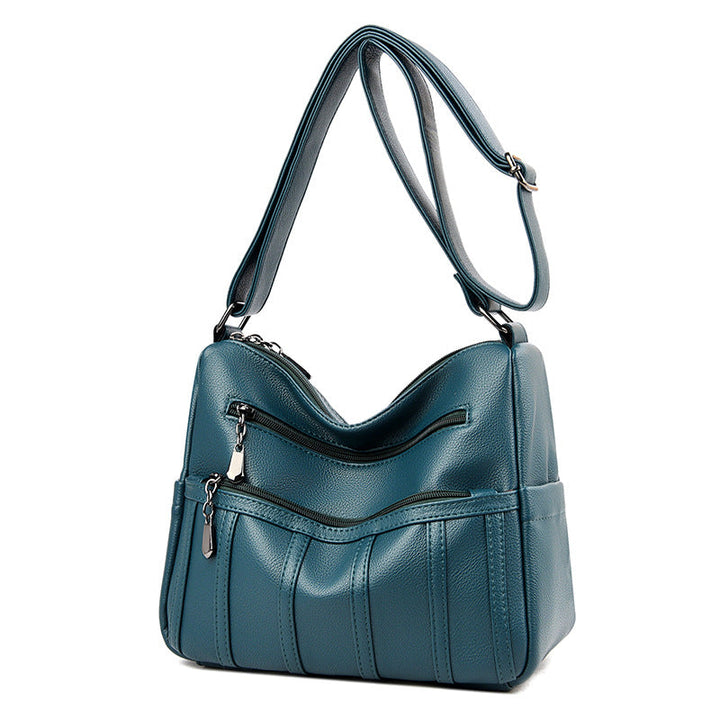 Elegant Textured Shoulder Bag Kalsten