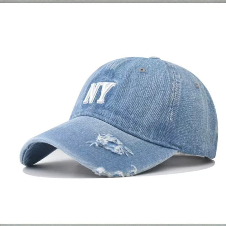 Women's Distressed Denim Baseball Cap Kalsten 1784188163