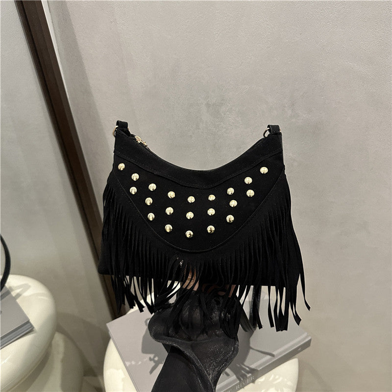 Decorative Fringe Crossbody Bag Acalora