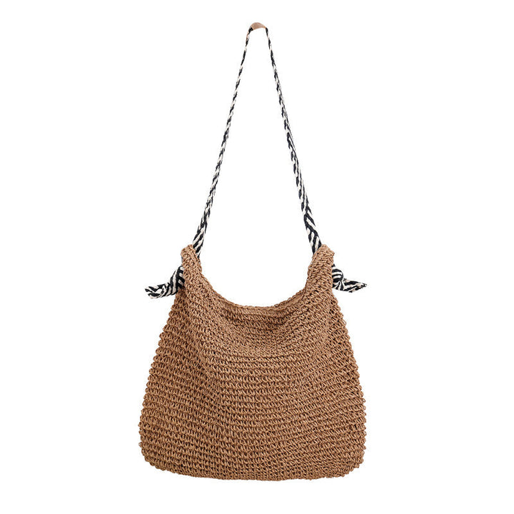 Tote bag made of natural material with playful design Kalsten