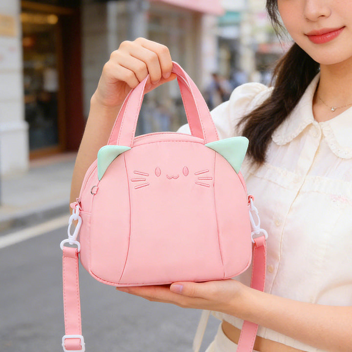 Funny Cat Motif Shoulder Bag Kalsten