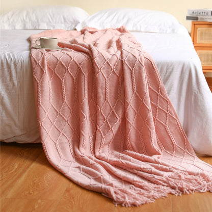 Unisex Cozy Knit Blanket