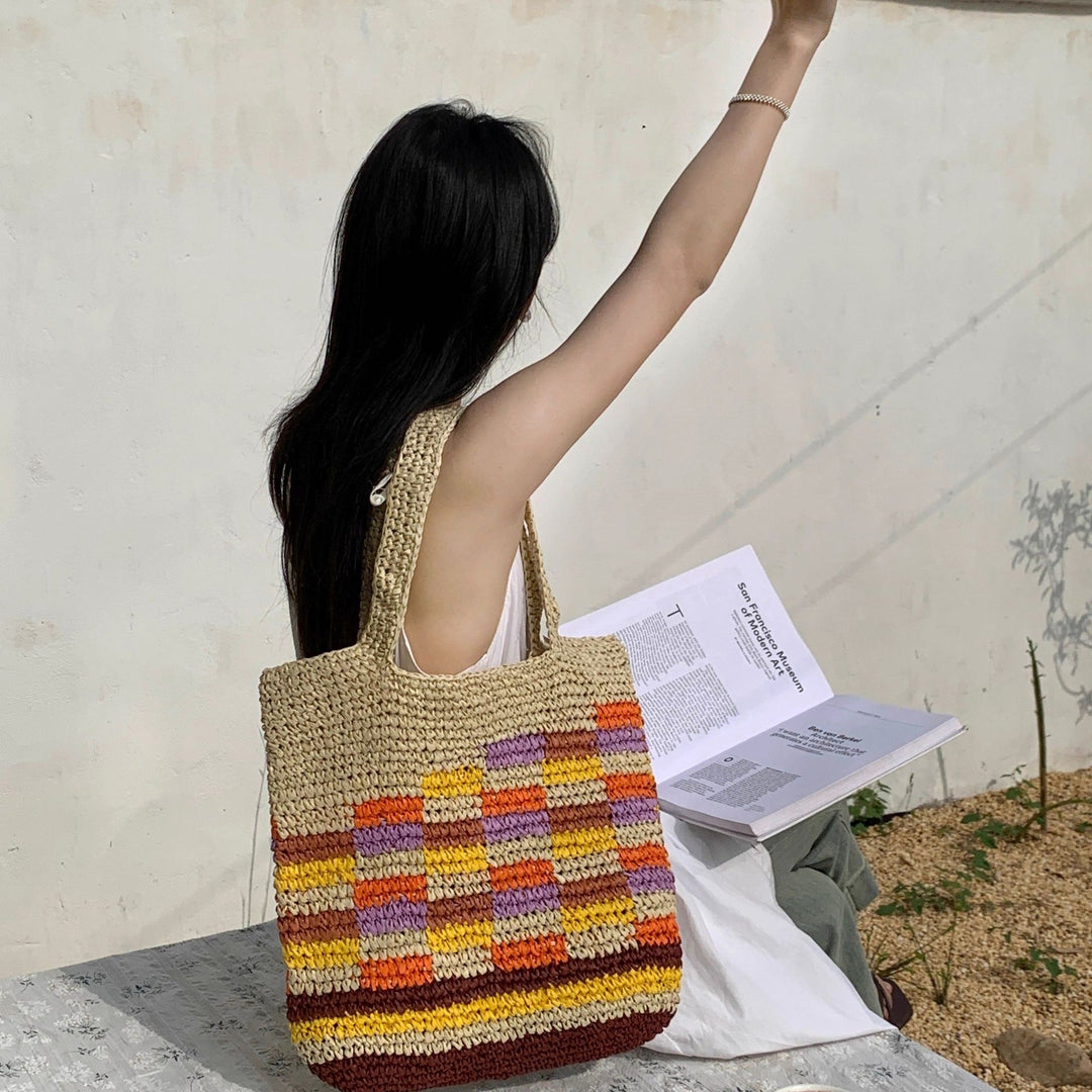 Hand-knotted summer tote Kalsten