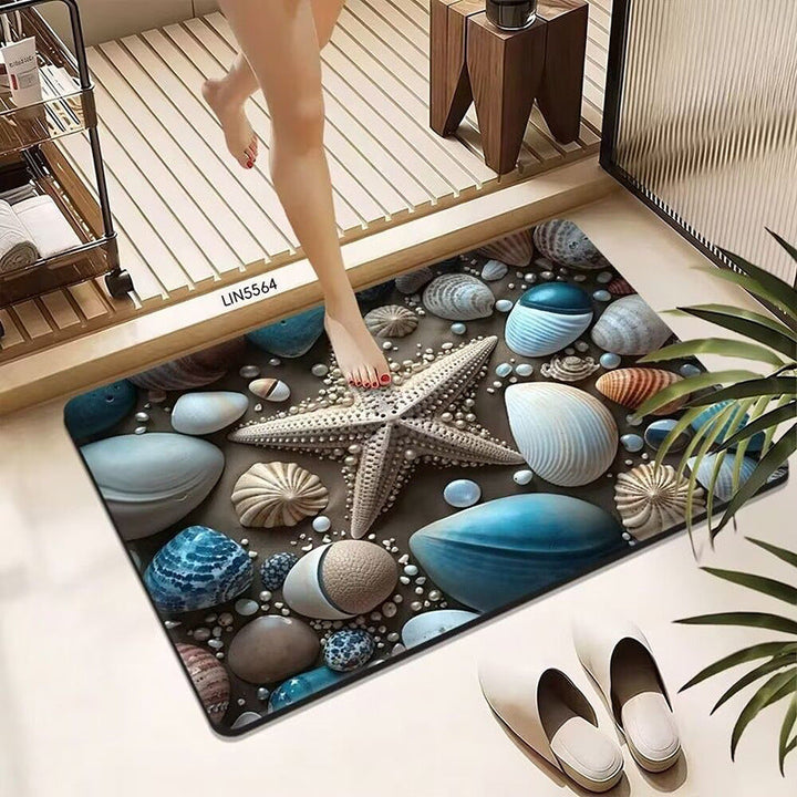 Pebble-Designed Bath Mat Kalsten