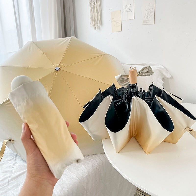 Ladies Folding Umbrella with Practical Double Folding Technique Kalsten