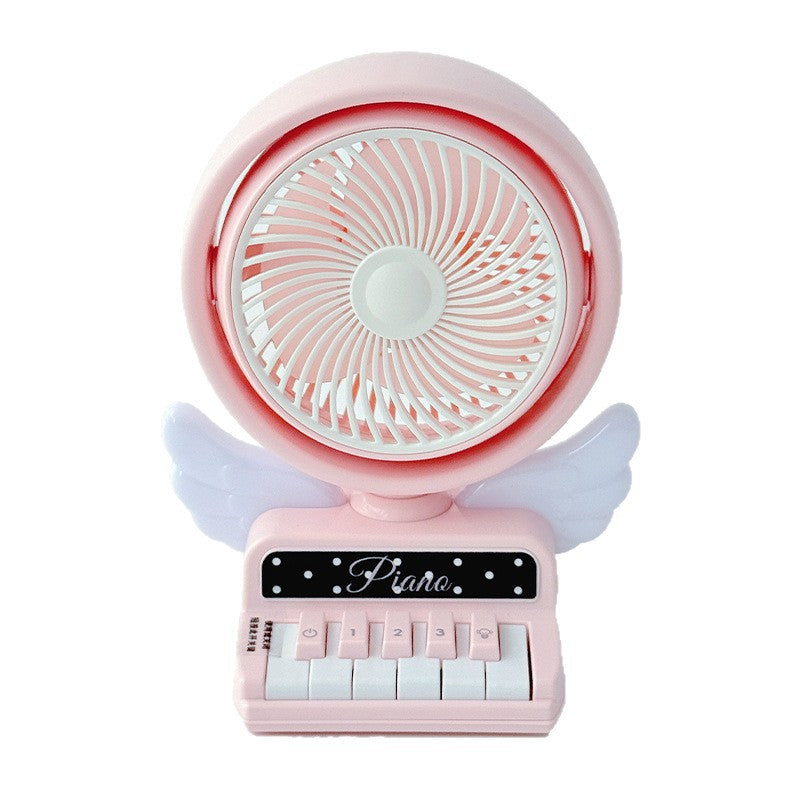 Unisex Portable Mini Fan in Playful Piano Design Kalsten