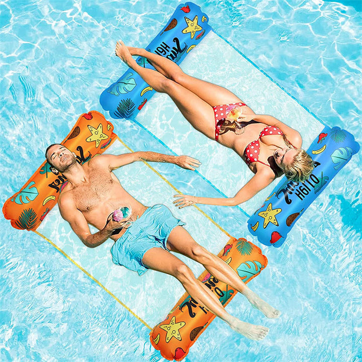 Women's inflatable lounger with transparent mesh Kalsten