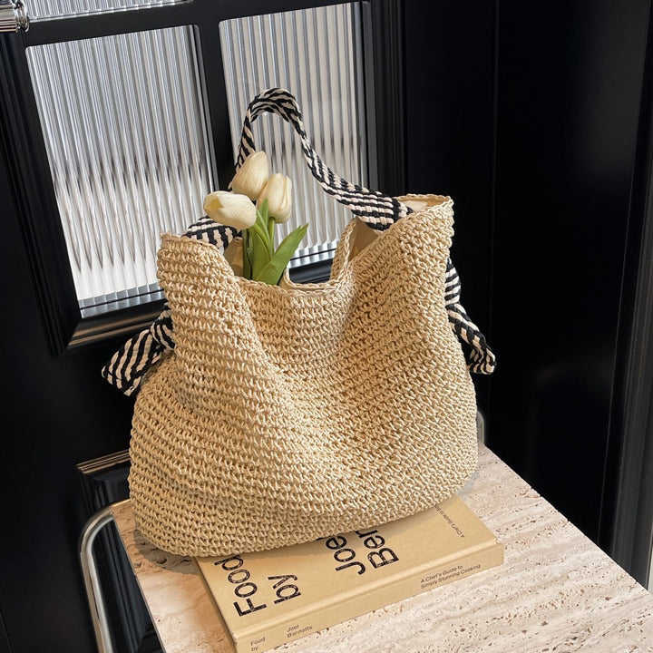 Large Handwoven Basket Shopper Kalsten