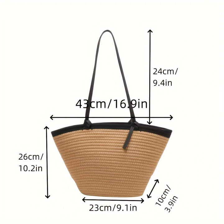Spacious beach bag with reinforced bottom and easy-care material Kalsten