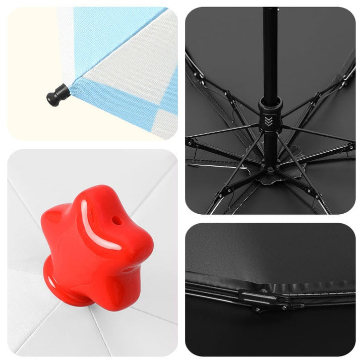 Women's creative and playful folding umbrella with sporty design Kalsten