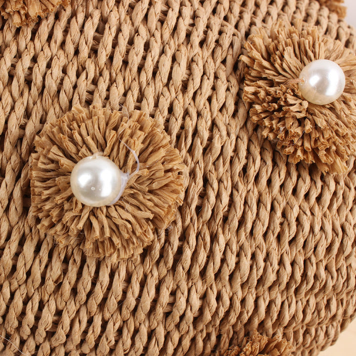 Handbag with Unique Pearl Applications Kalsten