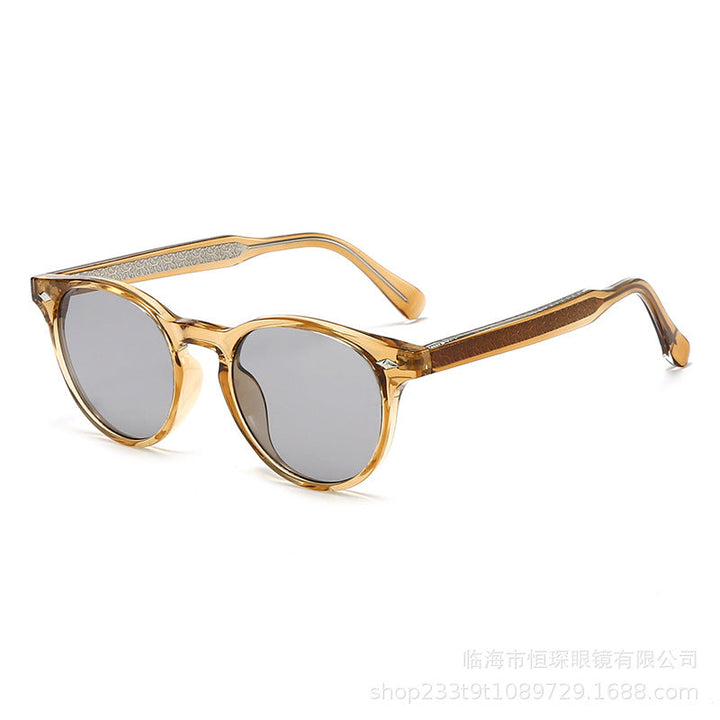 Women round sunglasses in stylish retro design Kalsten