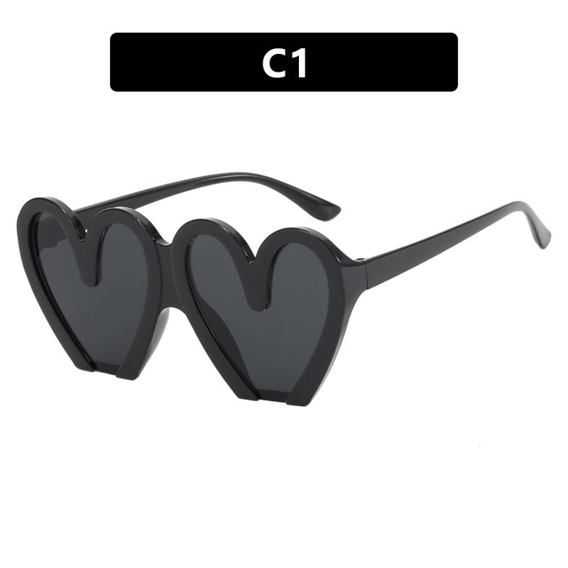 Women Heart-Shaped Sunglasses Kalsten 1780928954