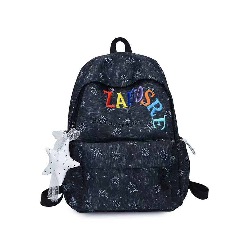 Casual Star-Patterned Backpack Kalsten