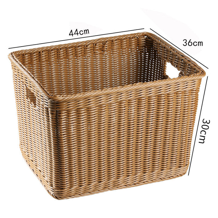 Premium Handwoven Wicker Storage Bin Kalsten