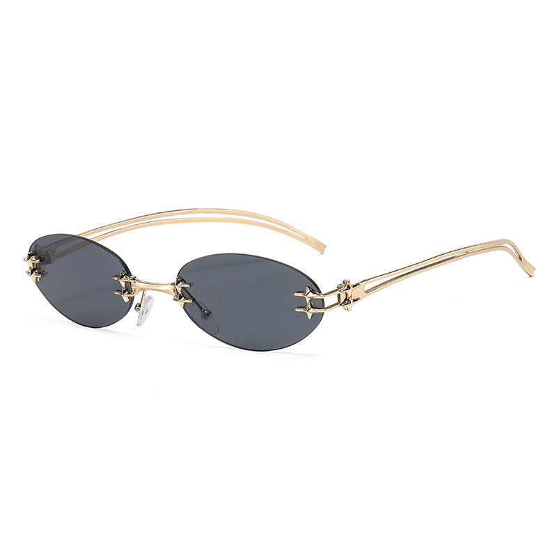Women's elegant metal glasses with filigree design Kalsten