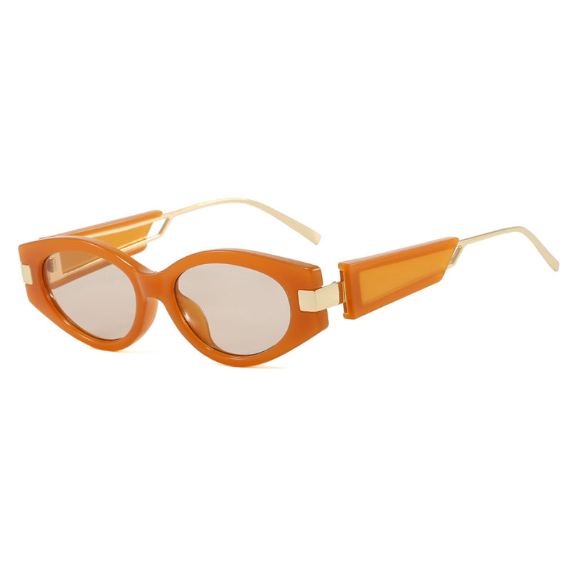 Ladies elegant Cat-Eye sunglasses with gold accents Kalsten