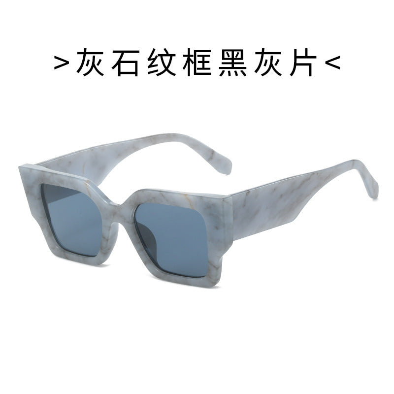 Ladies fashionable square sunglasses with wide frame and UV protection Kalsten