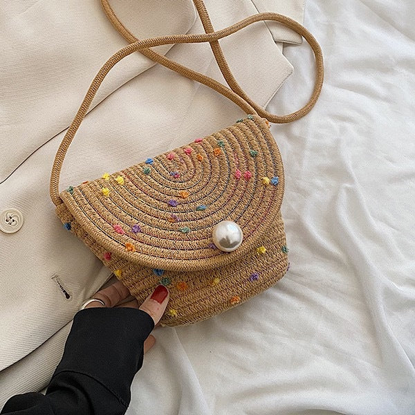 Ladies Stylish Clutch made of woven material Kalsten
