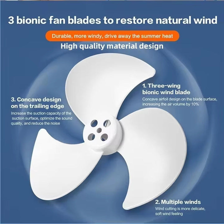 Ladies solar-powered stand fan with variable speed control and intelligent control system Kalsten