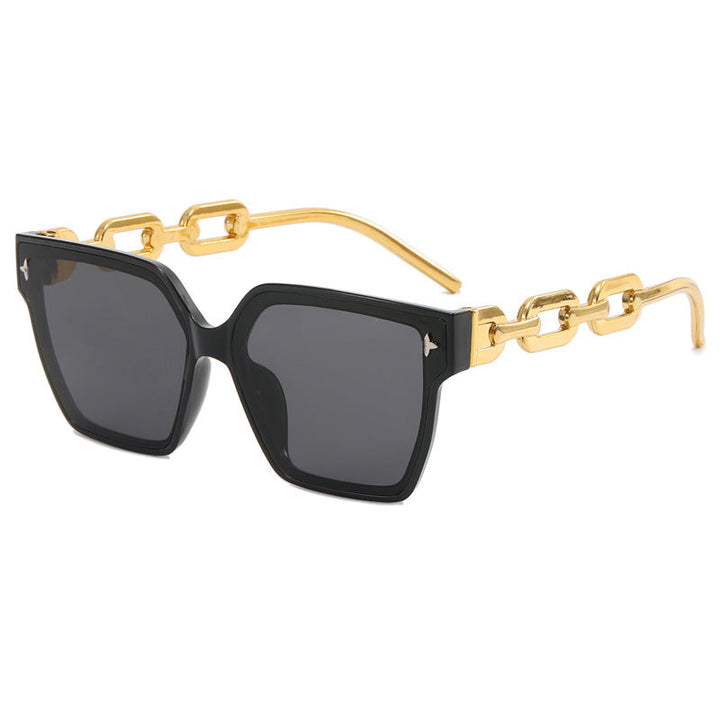 Ladies fashionable square sunglasses with luxurious accents Kalsten