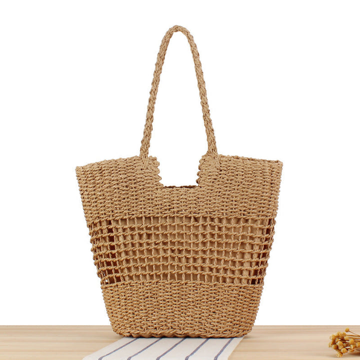 Basket bag with unique woven design Kalsten