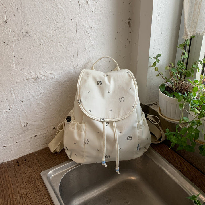 Lightweight Drawstring Closure School Backpack