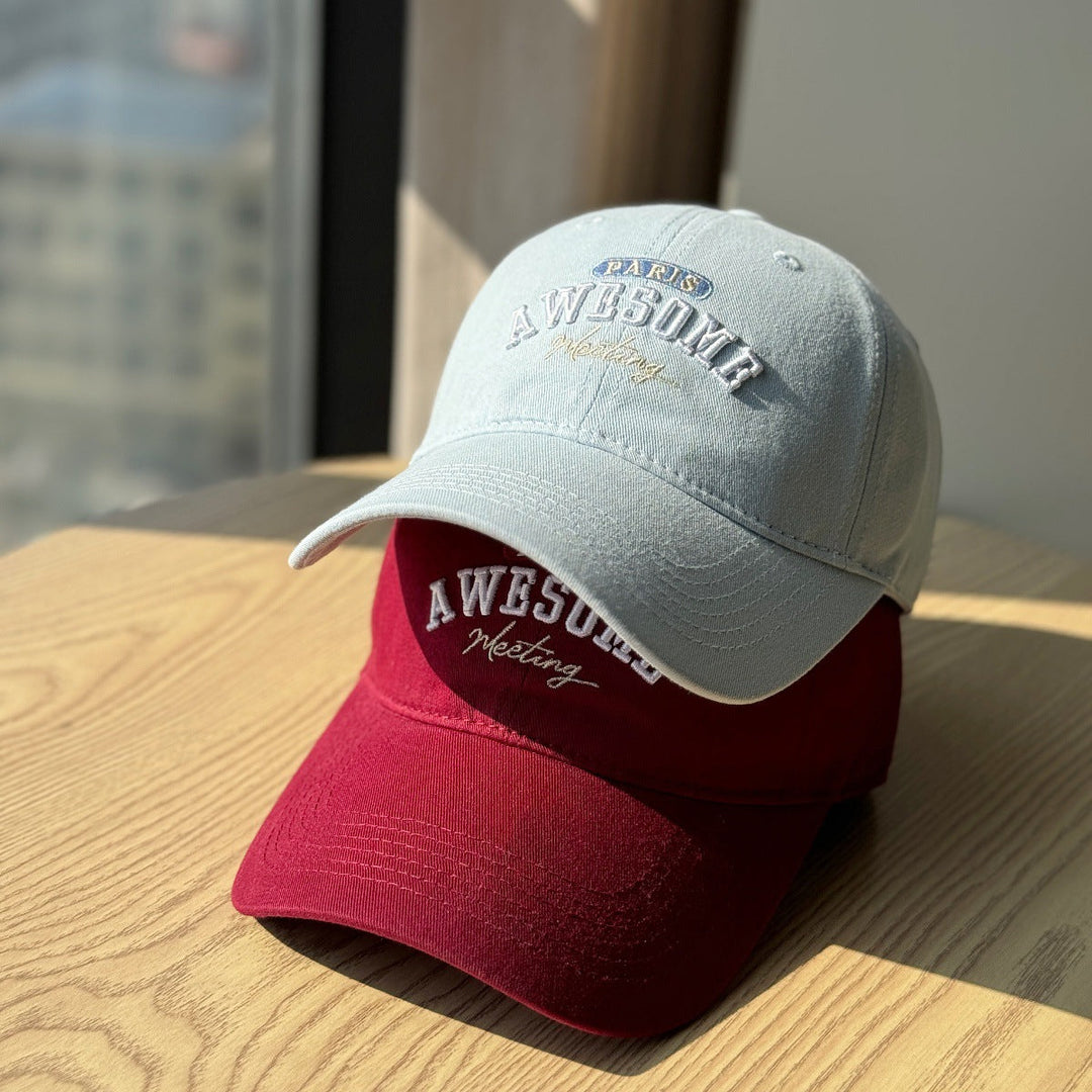 Women's Vintage-Inspired Adjustable Baseball Cap Kalsten