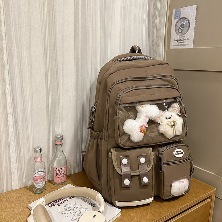 Multi-Compartment Functional School Backpack