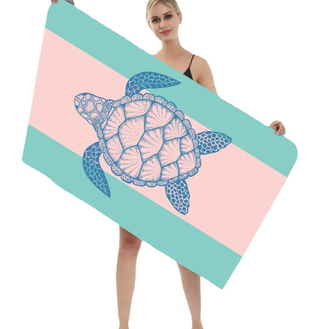 Beach towel with creative dolphin design Kalsten
