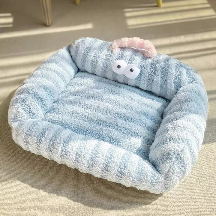 Cozy Striped  Cushion Bed  Dog Bed
