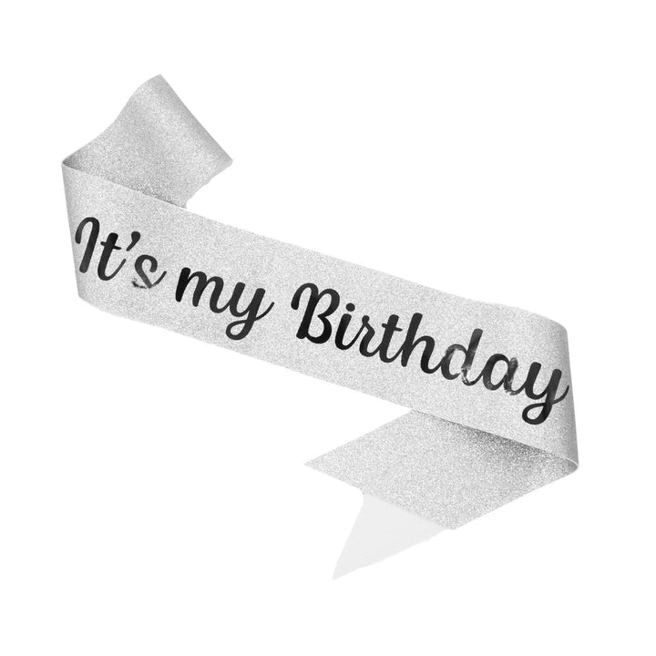Ladies Festive Birthday Band with Glitter Design Kalsten