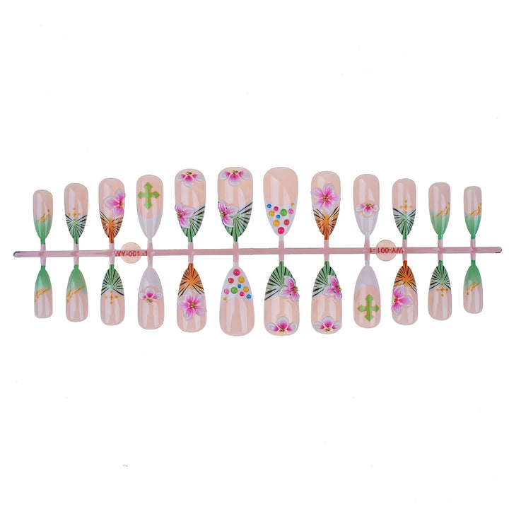 Themed Press-On Nail Art Set Kalsten