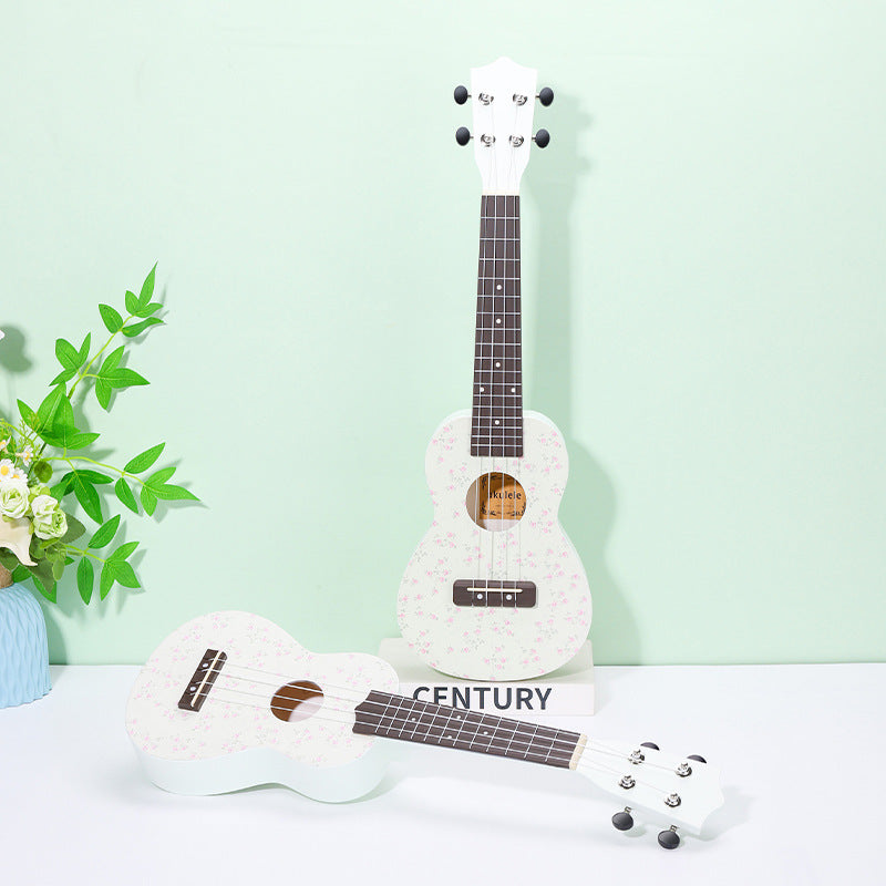 Floral Patterned Ukulele Kalsten